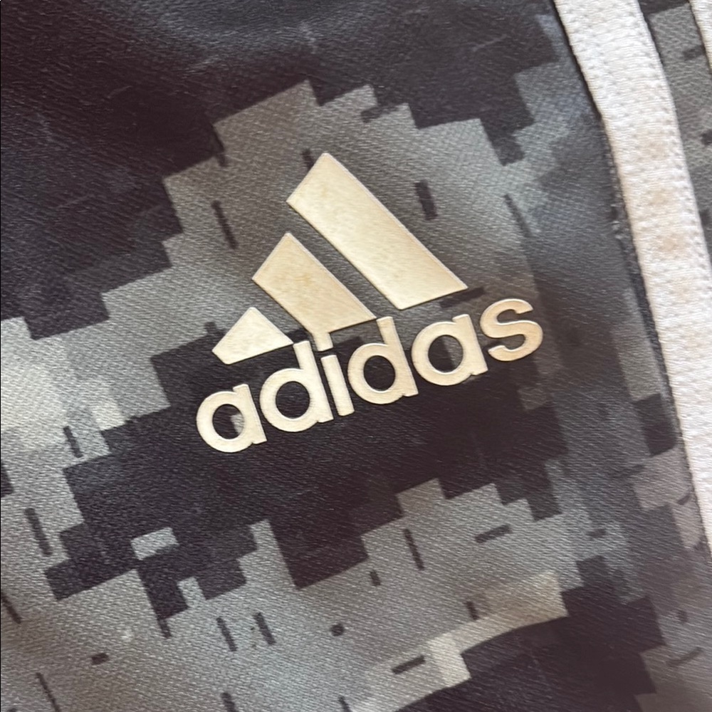 Adidas Black and Gray Sweatpants with Camo Design - Picture 3 of 7